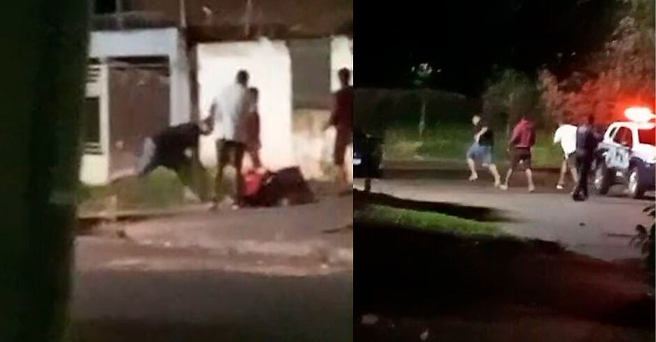 Briga de ex-casal vira pancadaria e mobiliza várias viaturas da PM em MS