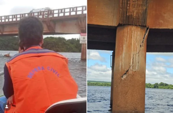 Atenção caminhoneiros: ponte entre São Paulo e Minas Gerais é interditada parcialmente para veículos