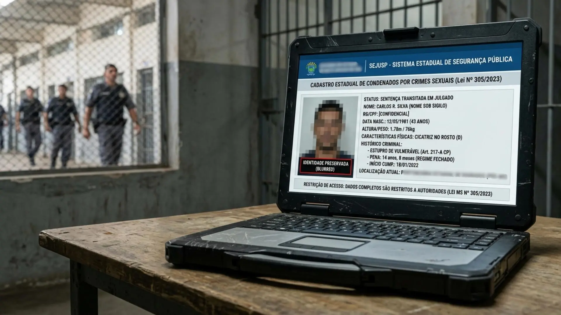 Condenados por crimes sexuais em MS terão foto e ficha policial expostas em site