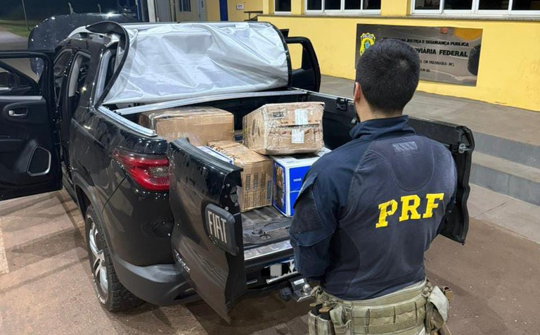 Polícia Rodoviária Federal apreende 304 kg de maconha em Paranaíba
