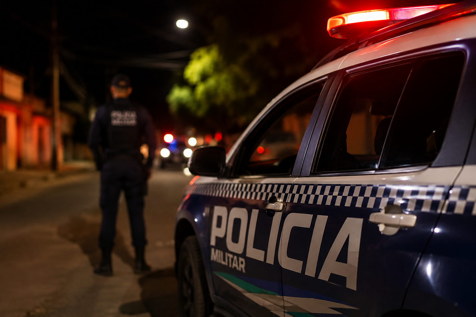 Adolescente é imobilizado pela Polícia Militar após ameaças contra o pai em Paranaíba